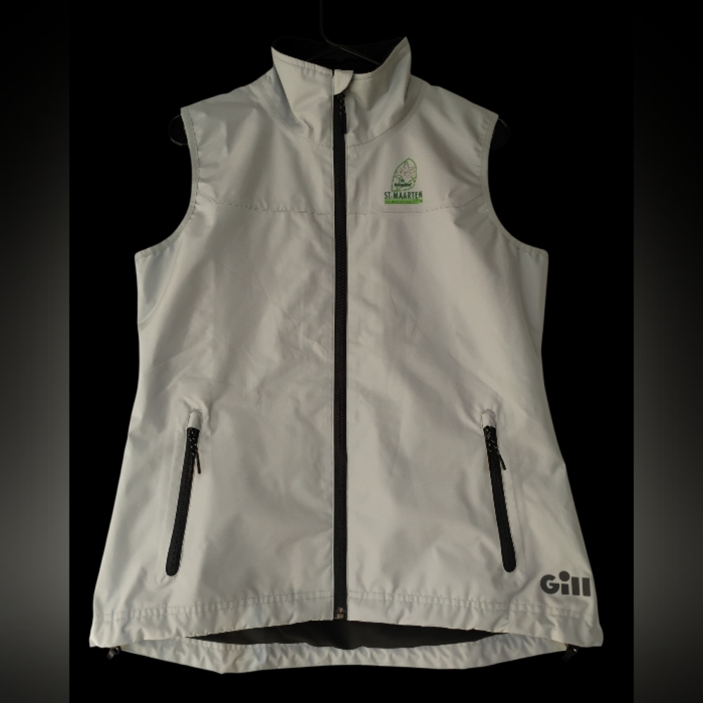 ⛵Gill Pilots Vest Gilet Light Grey Style 92GW 45 St Maarten Heineken Regatta M